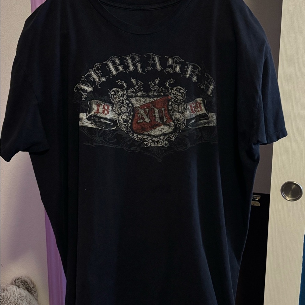 Emblazoned Black Graphic Tee